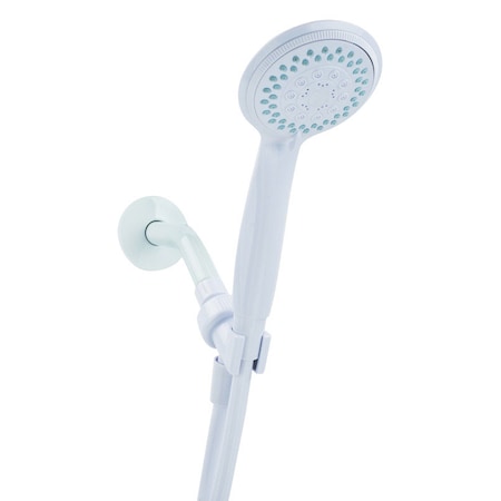 Oakbrook Collection OakBrook White PVC 5 settings Handheld Showerhead 1.8 gpm 520 A5147WT-WS